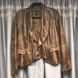 INC Leather Jacket